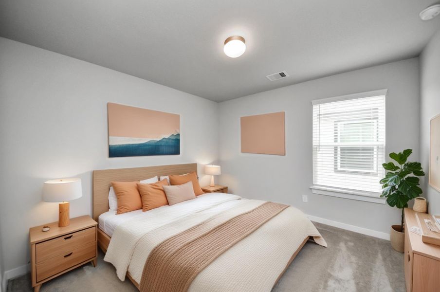 Virtually Staged - Secondary Bedroom.