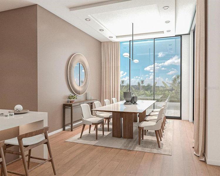 Furnished interior view inside a new home in , Sarasota (Image 5).