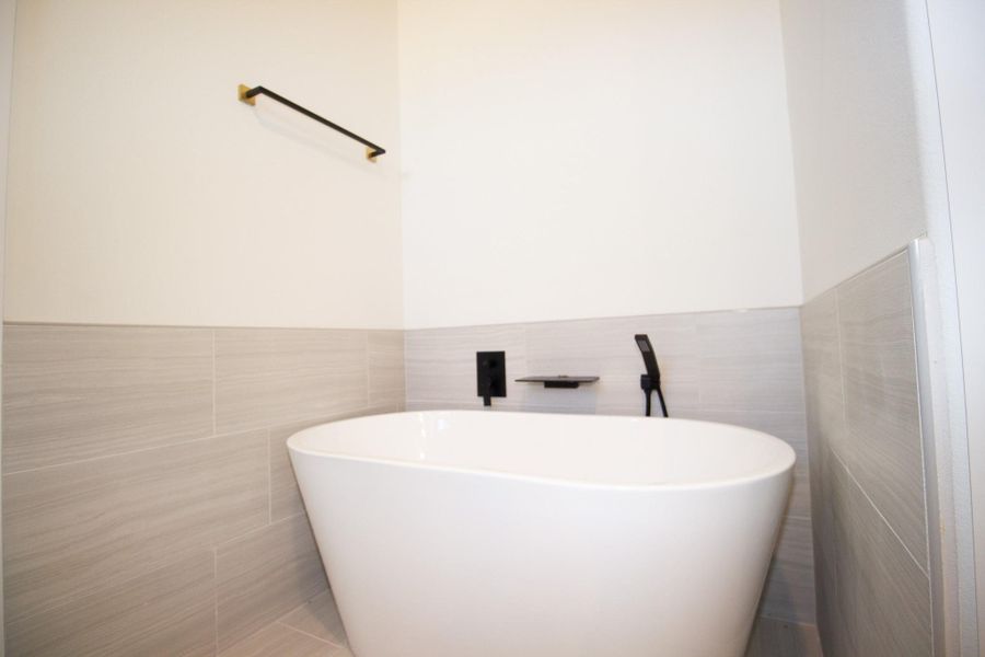 Close-up of interior finishes inside a home in , Hempstead (Image 10).