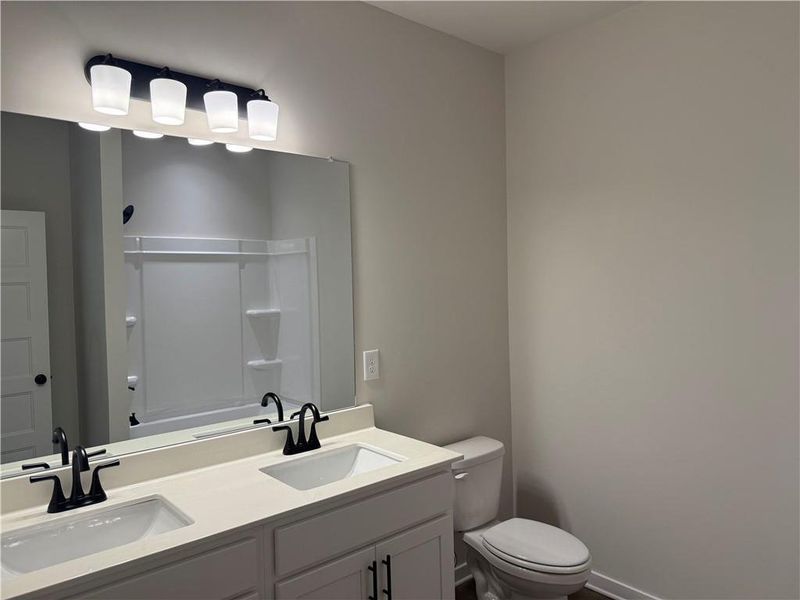 Furnished interior view inside a new home in Rosewood Lake Estates, Hoschton (Image 9).