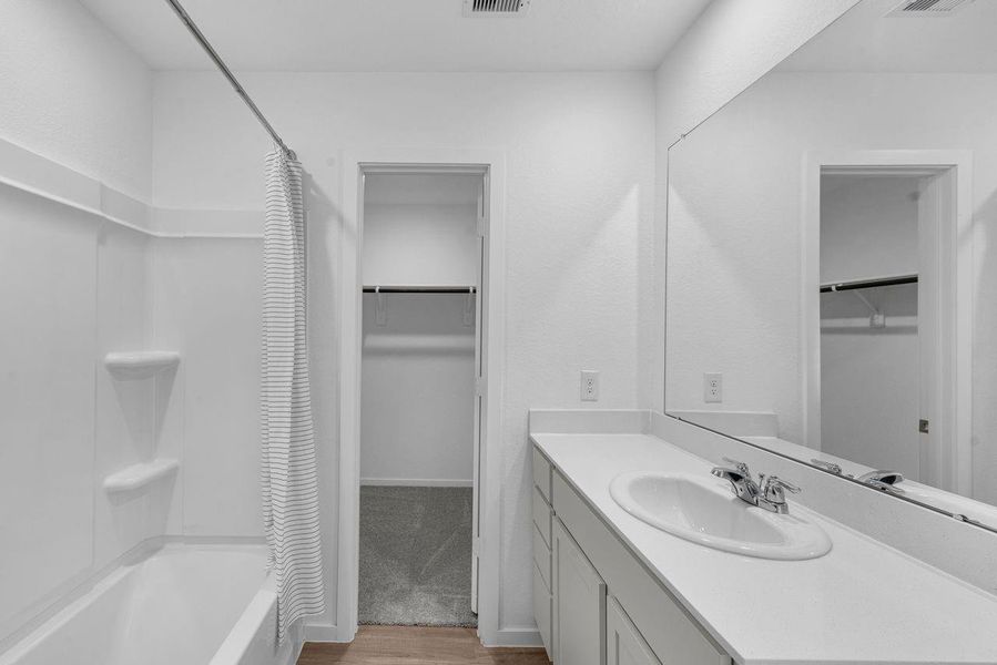 Furnished interior view inside a new home in Tavola, New Caney (Image 8).