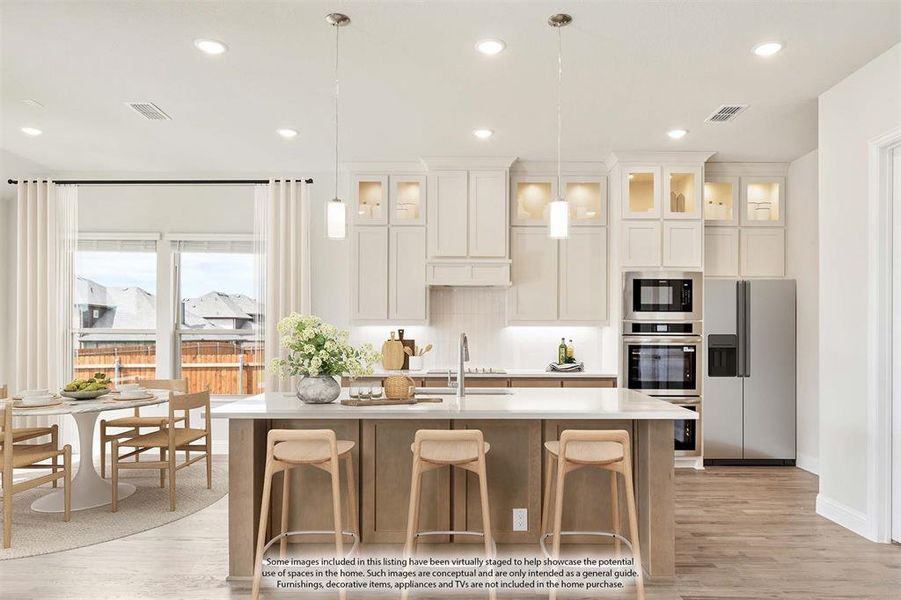 Furnished interior view inside a new home in Hayes Crossing, Midlothian (Image 18).