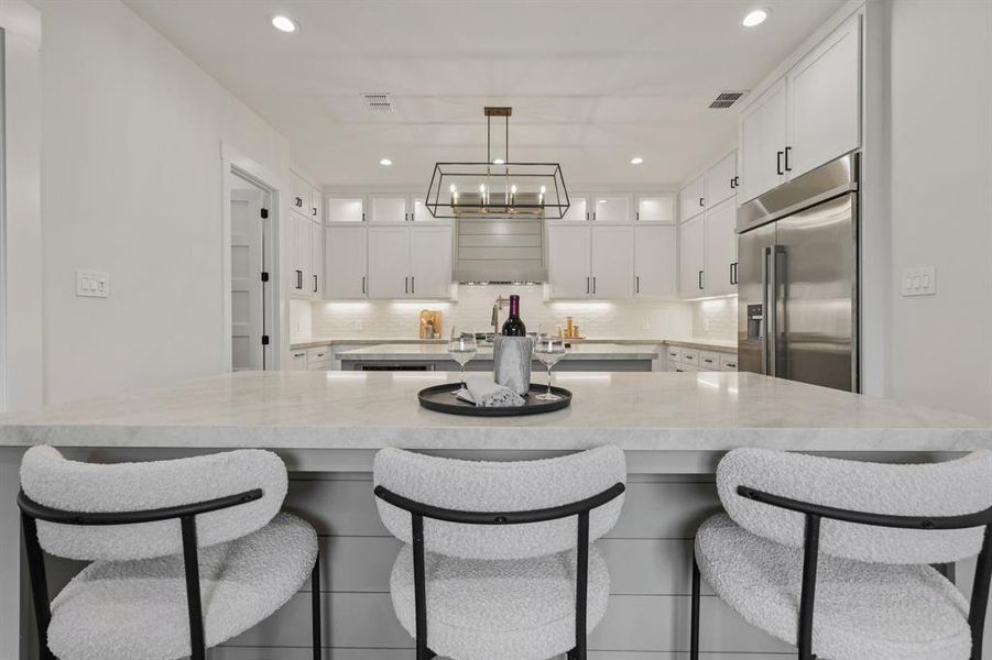 Furnished interior view inside a new home in , Dallas (Image 6).