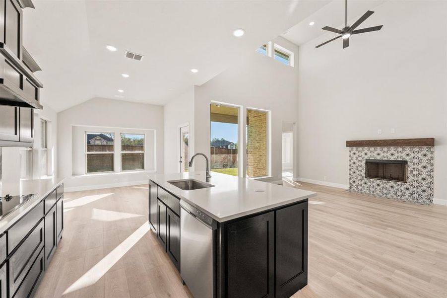 Furnished interior view inside a new home in Mockingbird Hills 60-65, Joshua (Image 15).