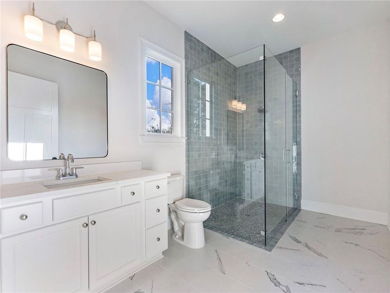 Furnished interior view inside a new home in , Buford (Image 19).