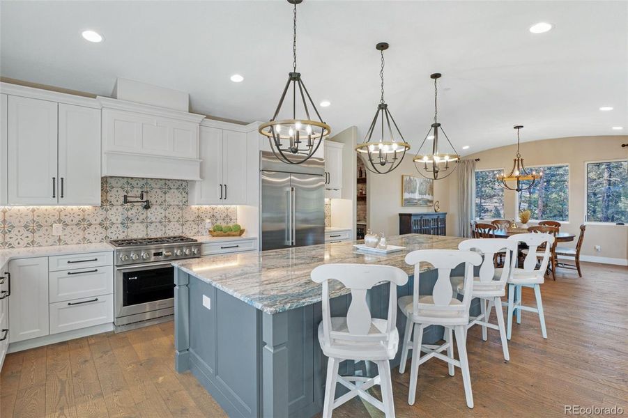 Furnished interior view inside a new home in , Pine (Image 27).