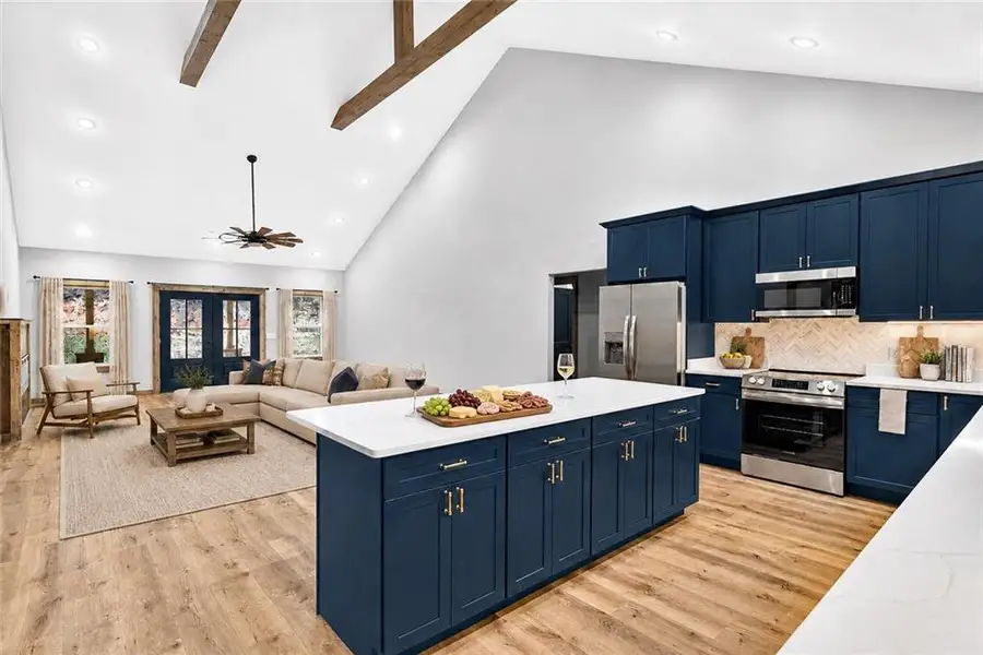 Furnished interior view inside a new home in , Ellijay (Image 3).