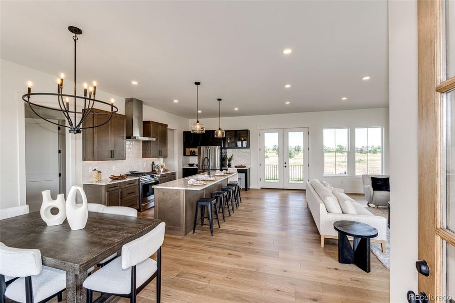 Furnished interior view inside a new home in , Byers (Image 13).