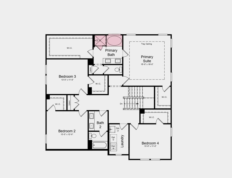 2D floor plan layout of this home in Nichols Farm, Dacula, GA (Image 29). 2D floor plan layout of this home in Nichols Farm, Dacula, GA (Image 29).