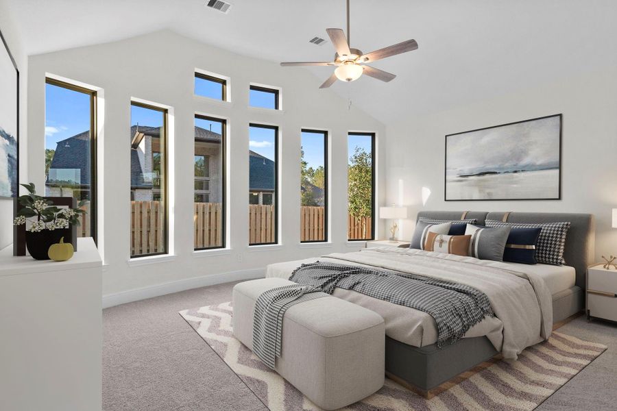Furnished interior view inside a new home in Colton, Montgomery (Image 13).