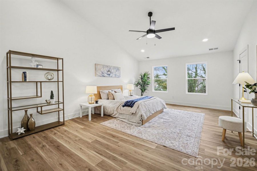 Furnished interior view inside a new home in , Charlotte (Image 34).