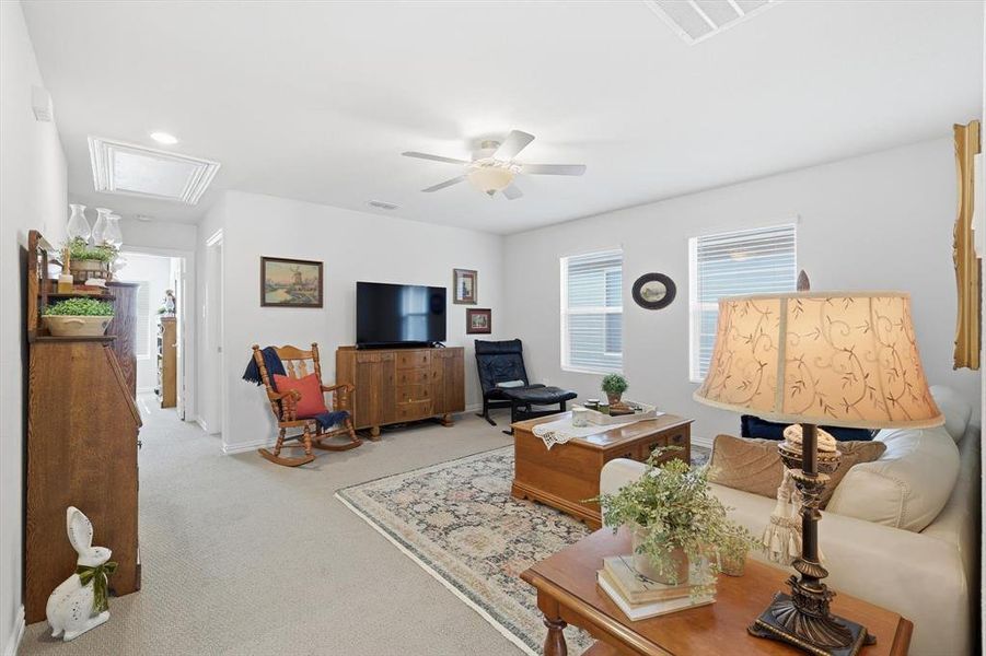 Furnished interior view inside a new home in Ashford Park - Cottage Series, Corinth (Image 17).