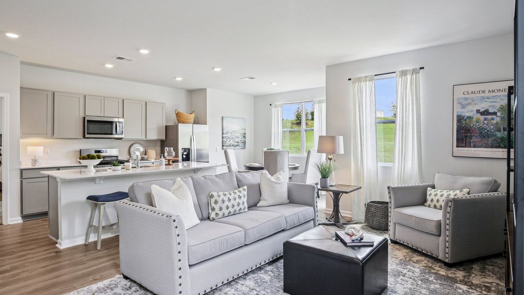 Furnished interior view inside a new home in The Parks, White House (Image 7).