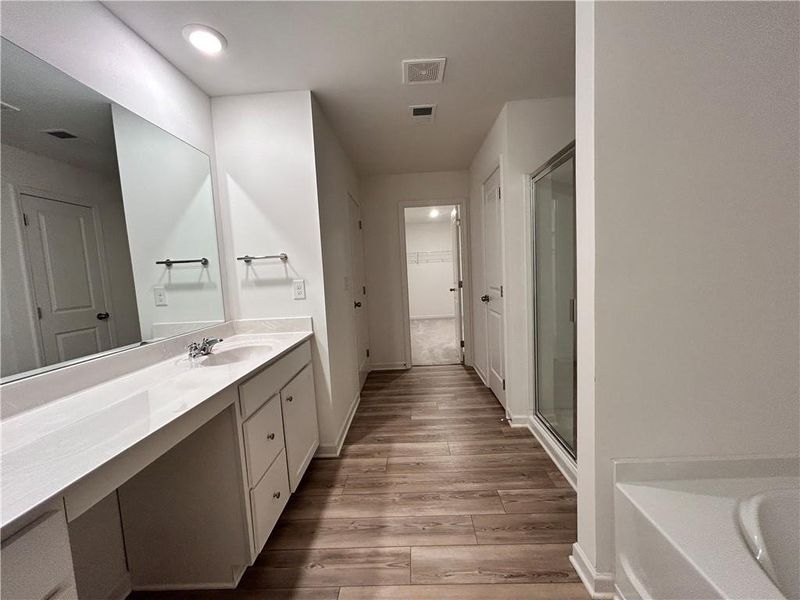 Furnished interior view inside a new home in , Suwanee (Image 15).