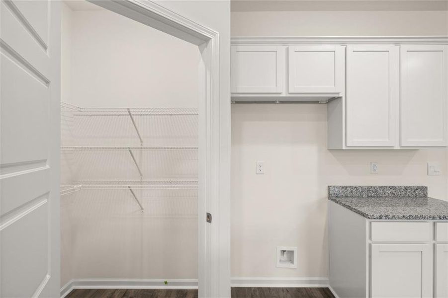 Furnished interior view inside a new home in Champion's Run, Lithonia (Image 8). Furnished interior view inside a new home in Champion's Run, Lithonia (Image 8).