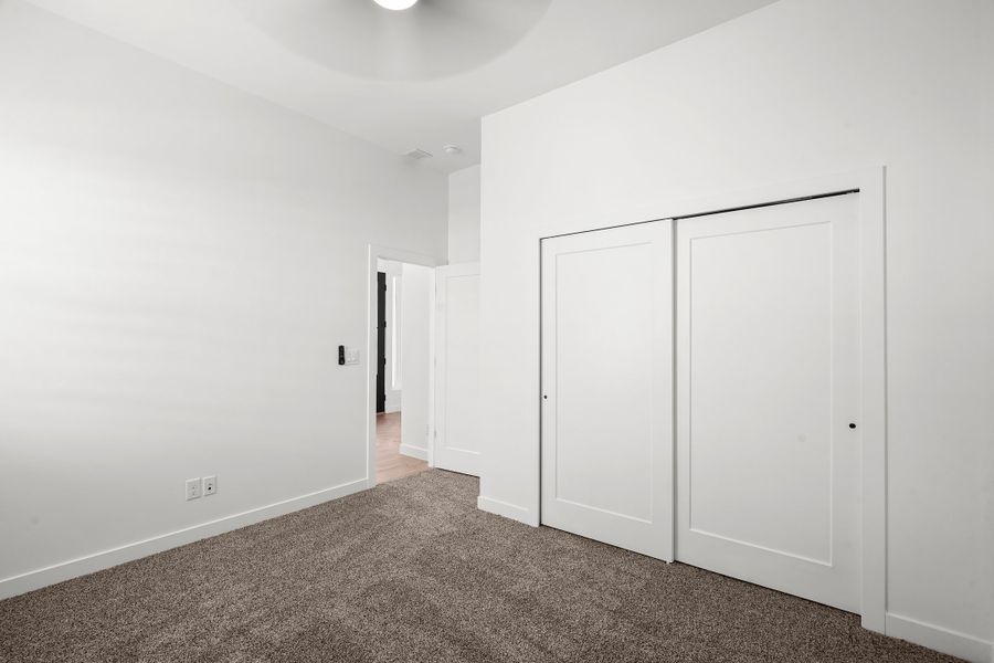 Representative unfurnished interior of a home built from the Torrey Pines 4BDR by LEH. Homes in Painted Sky, El Paso (Image 19). Representative unfurnished interior of a home built from the Torrey Pines 4BDR by LEH. Homes in Painted Sky, El Paso (Image 19).