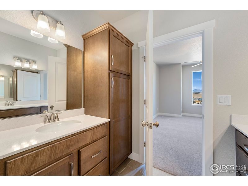 Furnished interior view inside a new home in Wilder at Timnath Ranch, Timnath (Image 8).