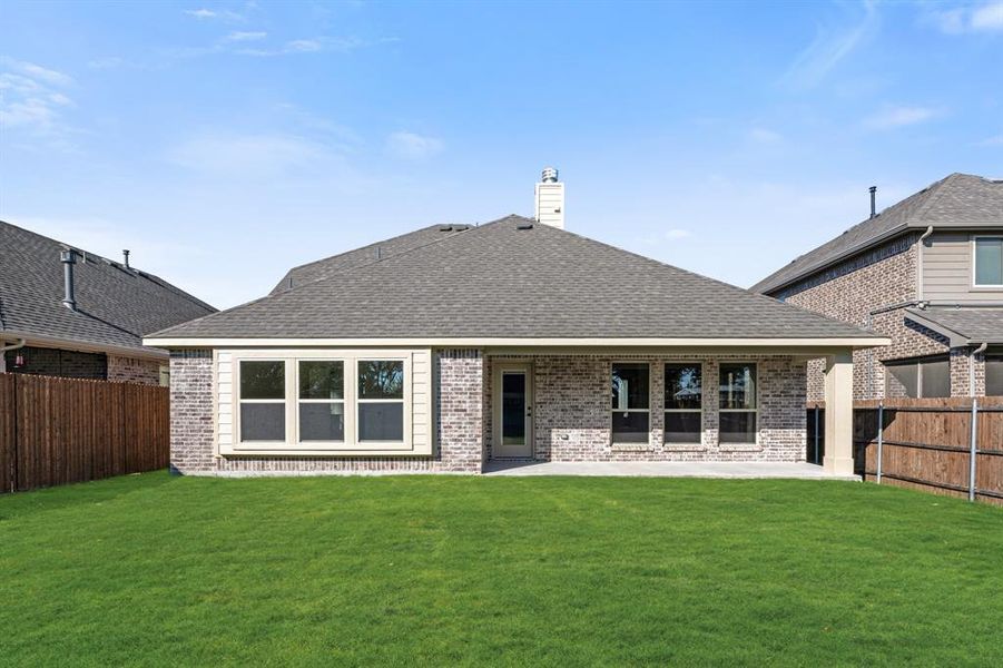 Exterior details and patio area of a home in Godley Ranch Classic, Godley (Image 23). Exterior details and patio area of a home in Godley Ranch Classic, Godley (Image 23).