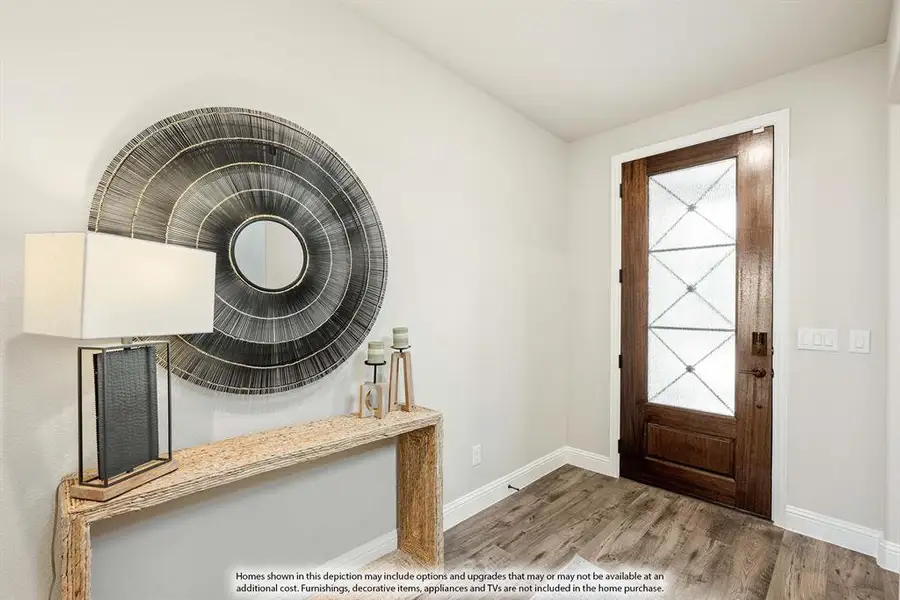 Furnished interior view inside a new home in ArrowBrooke, Aubrey (Image 8).