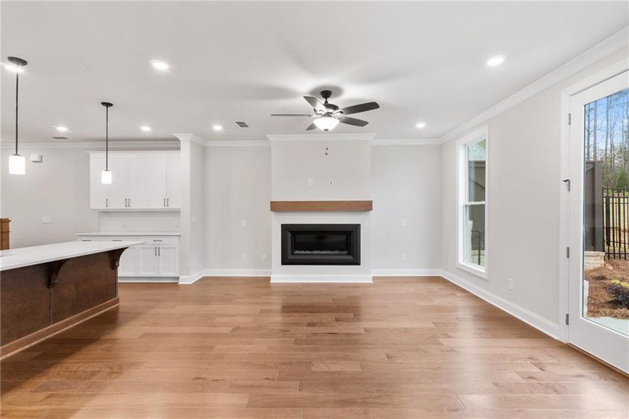 Spacious, unfurnished interior of a new home in Waterside Townhomes, Peachtree Corners (Image 28).