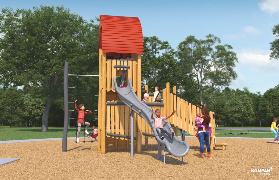 Fun for the entire family at the Southridge community playground.