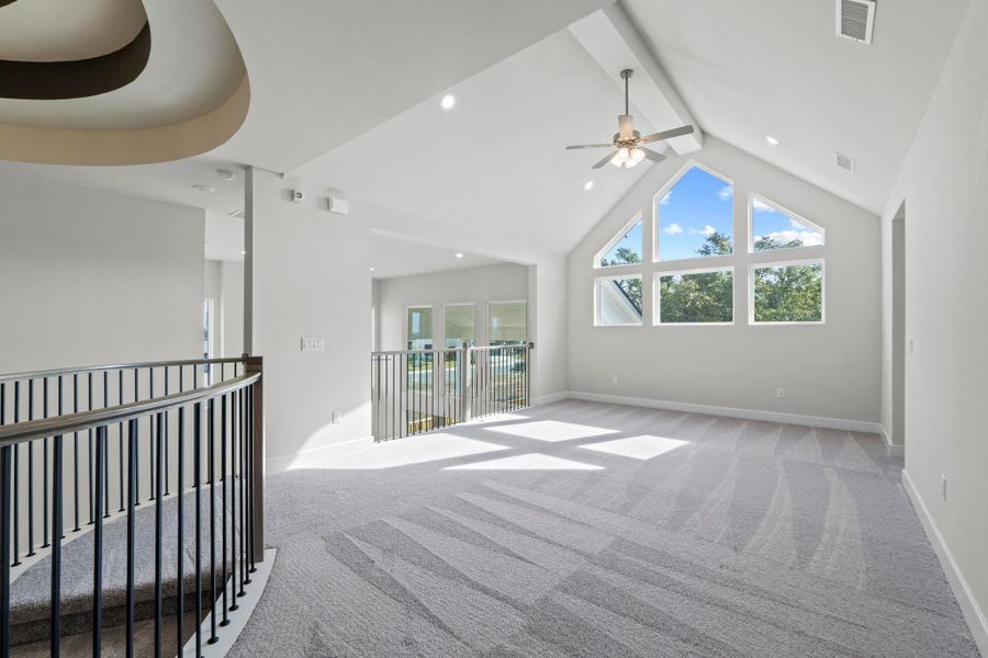 Spacious, unfurnished interior of a new home in Parmer Ranch, Georgetown (Image 29).