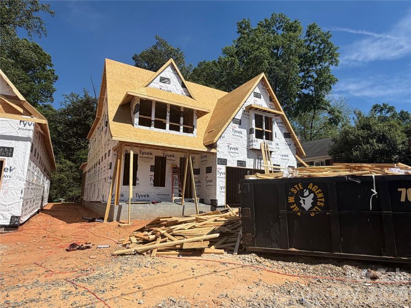 In-progress construction of a new home in , Charlotte, NC (Image 4).