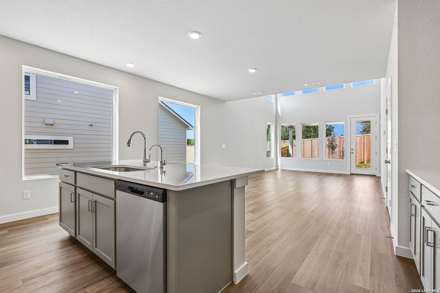 Furnished interior view inside a new home in Weston Oaks, San Antonio (Image 8).