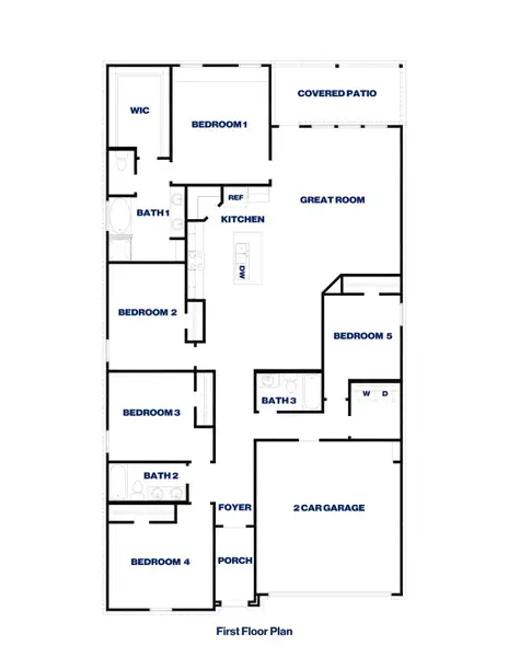 2D floor plan layout of this home in Silverthorne, Conroe, TX (Image 2). 2D floor plan layout of this home in Silverthorne, Conroe, TX (Image 2).