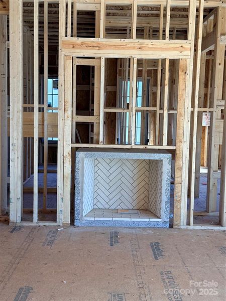 Great room rough in fireplace 12-15-25 Great room rough in fireplace 12-15-25