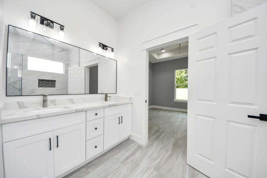 Furnished interior view inside a new home in , La Porte (Image 7). Furnished interior view inside a new home in , La Porte (Image 7).