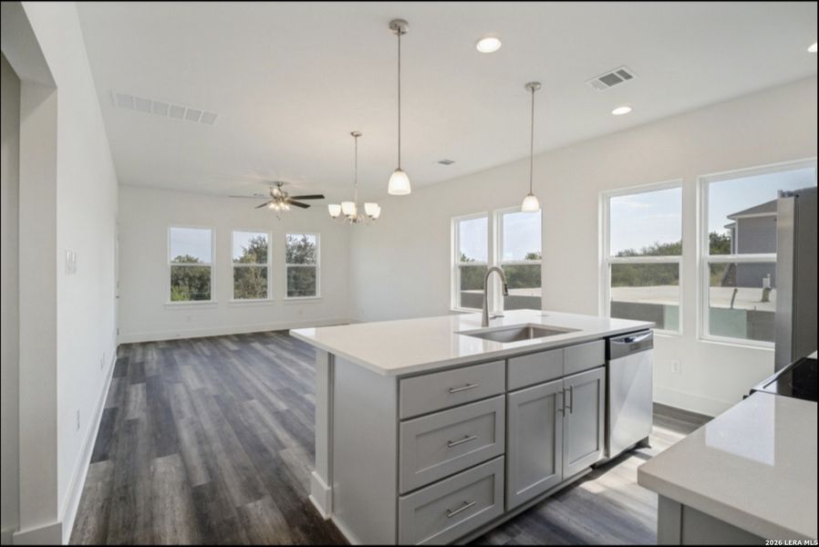 Furnished interior view inside a new home in , San Antonio (Image 9).