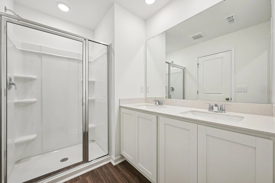 Furnished interior view inside a new home in Towns at The Point, Rolesville (Image 12).