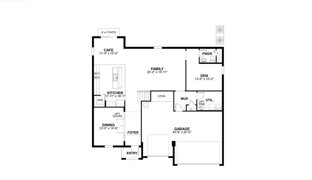 2D floor plan layout of this home in Fox Branch, Lakeland, FL (Image 2). 2D floor plan layout of this home in Fox Branch, Lakeland, FL (Image 2).