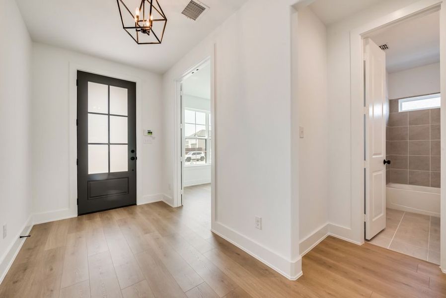 Representative unfurnished interior of a home built from the Heath - 4452 TP by Shaddock Homes in Tavolo Park, Fort Worth (Image 15).