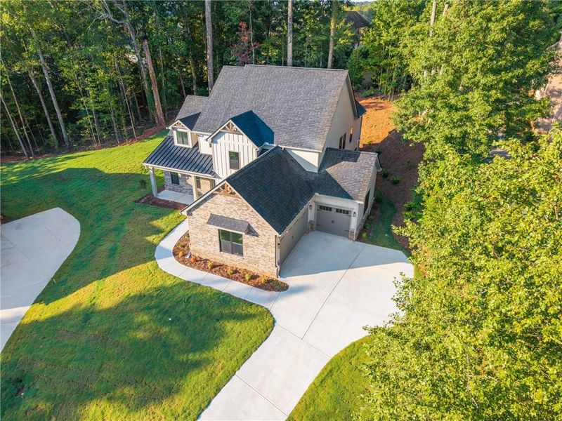 Front exterior of a new home in , Jefferson, GA, highlighting curb appeal (Image 2). Front exterior of a new home in , Jefferson, GA, highlighting curb appeal (Image 2).
