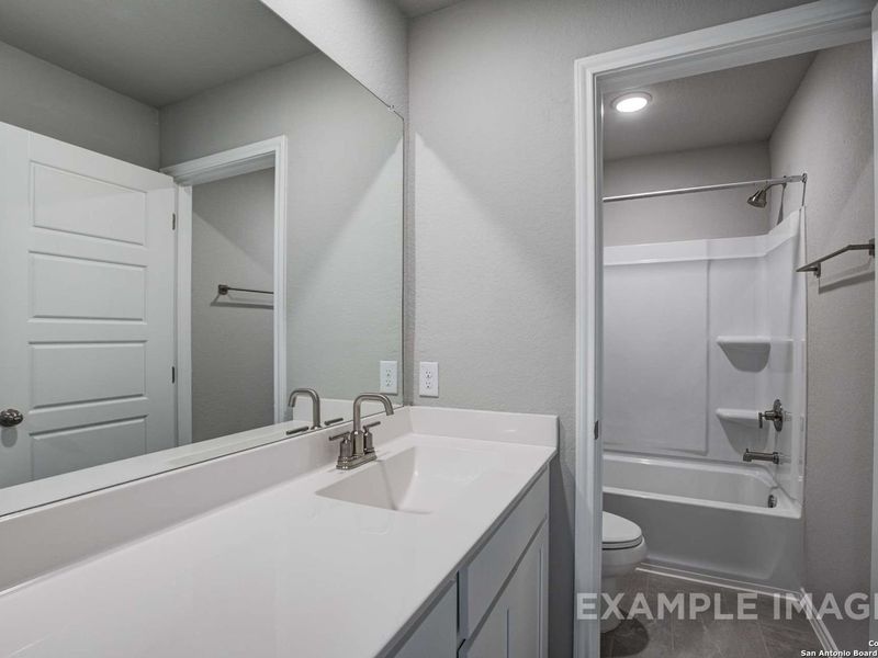 Furnished interior view inside a new home in Agave, San Antonio (Image 11).