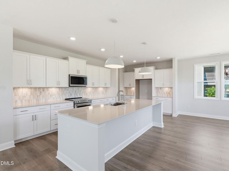 Furnished interior view inside a new home in The View, Durham (Image 10).