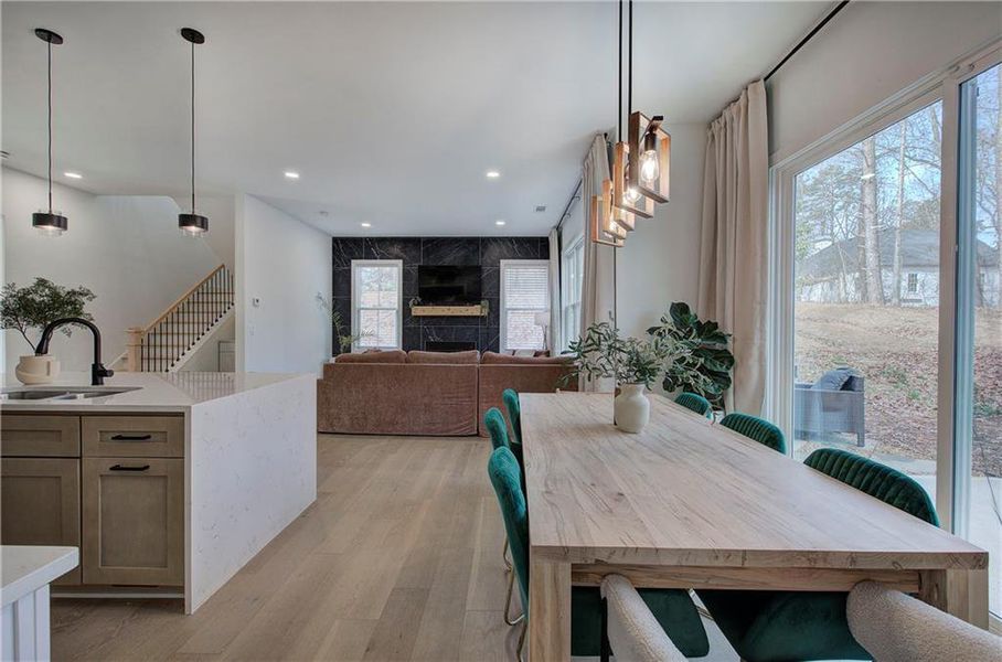 Furnished interior view inside a new home in , Cartersville (Image 35).