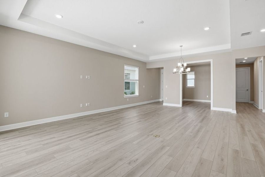 Spacious, unfurnished interior of a new home in Coasterra Community Group Page, Palmetto (Image 8). Spacious, unfurnished interior of a new home in Coasterra Community Group Page, Palmetto (Image 8).