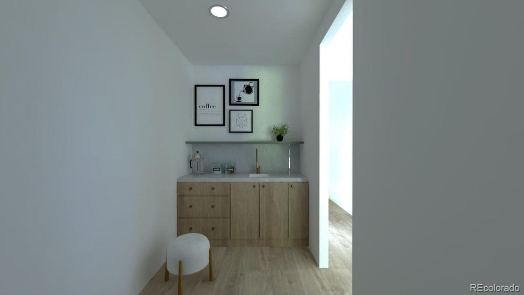 Furnished interior view inside a new home in , Denver (Image 27).