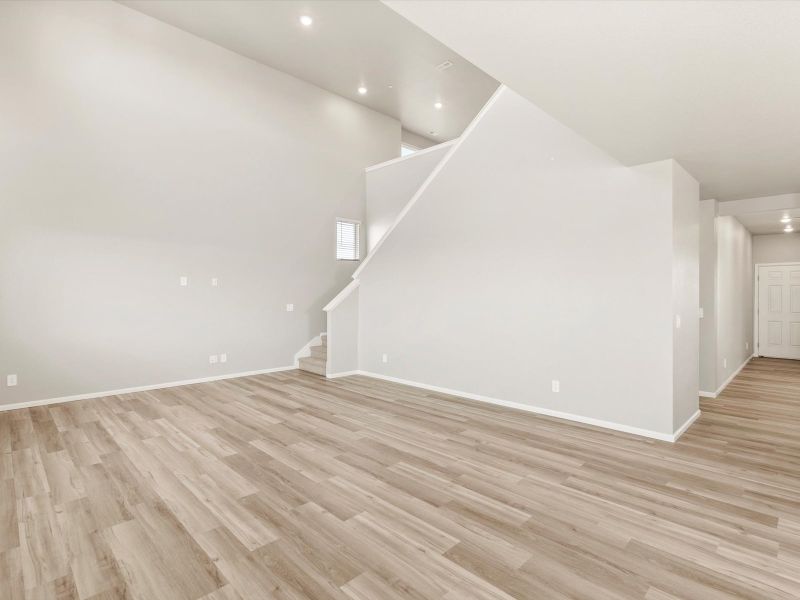 Spacious, unfurnished interior of a new home in Buffalo Highlands: The Flora Collection, Commerce City (Image 9).