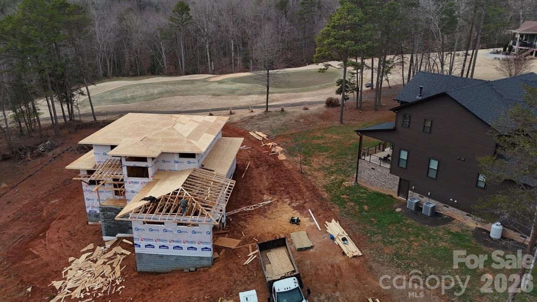 In-progress construction of a new home in , Statesville, NC (Image 7).