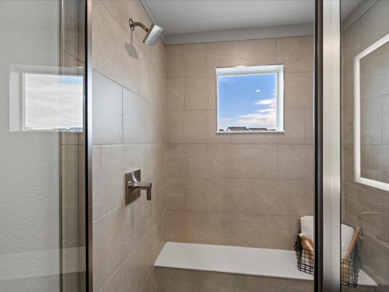 Furnished interior view inside a new home in Parkside at Victory Ridge, Colorado Springs (Image 31).