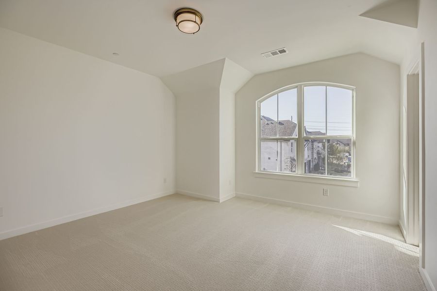 Spacious, unfurnished interior of a new home in Castle Hills Northpointe - Townhomes, Carrollton (Image 20). Spacious, unfurnished interior of a new home in Castle Hills Northpointe - Townhomes, Carrollton (Image 20).