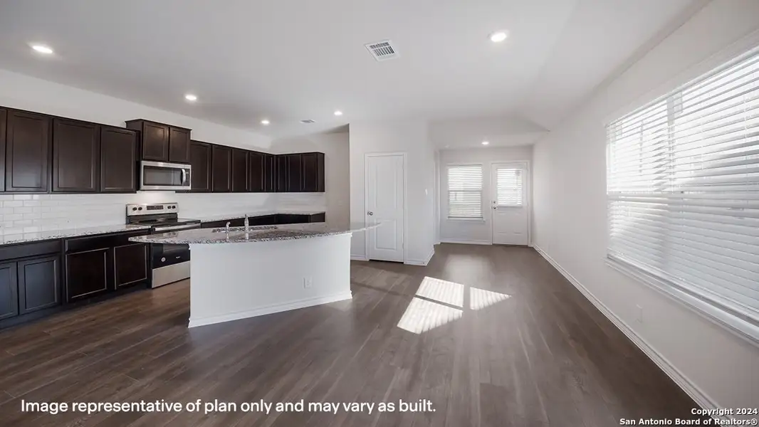 Furnished interior view inside a new home in Langdon, San Antonio (Image 5).