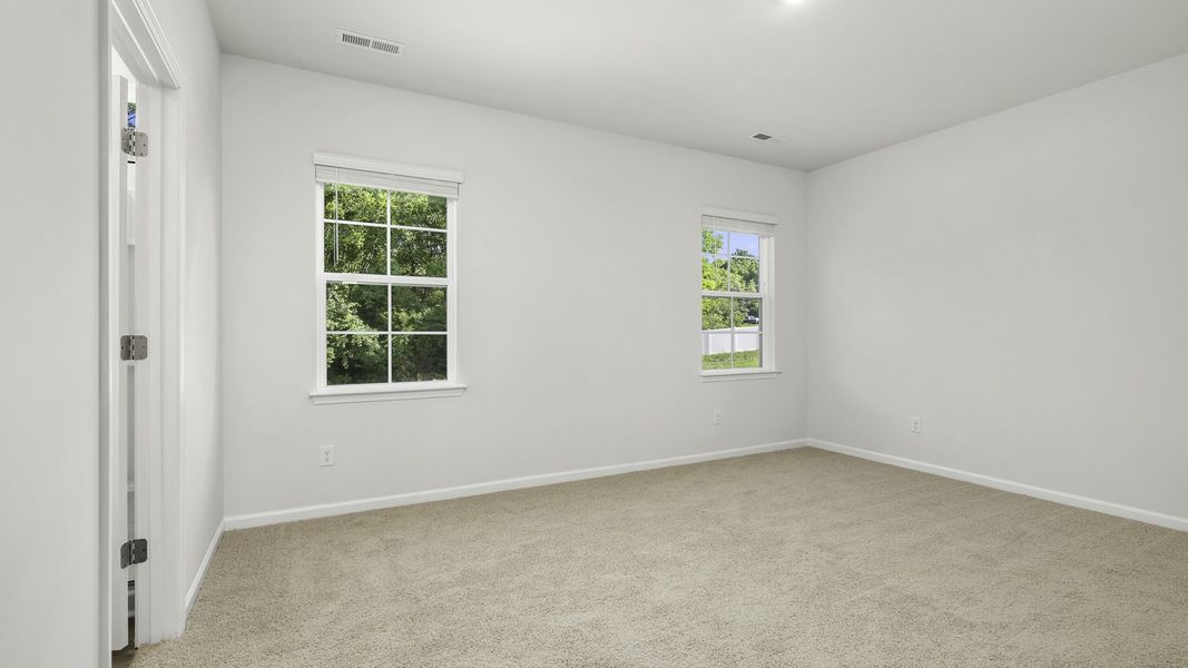Representative unfurnished interior of a home built from the Dylan by D.R. Horton in Waverly Place, Linwood (Image 19). Representative unfurnished interior of a home built from the Dylan by D.R. Horton in Waverly Place, Linwood (Image 19).