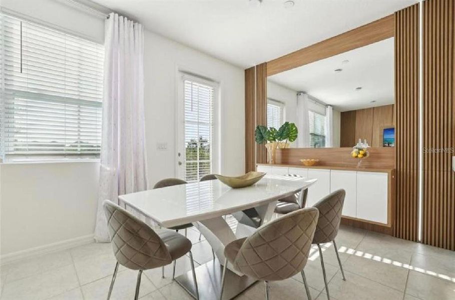 Furnished interior view inside a new home in , Davenport (Image 10).