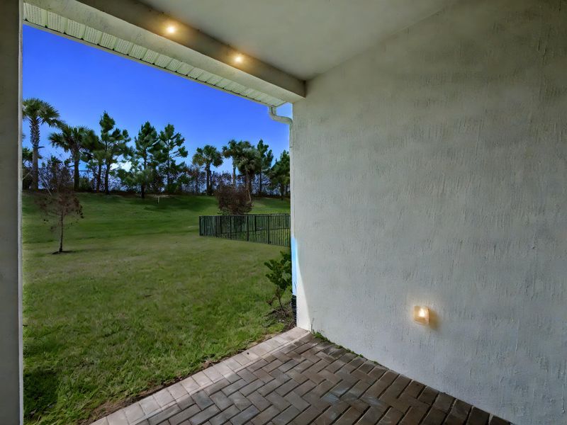 Covered Patio Night Shot