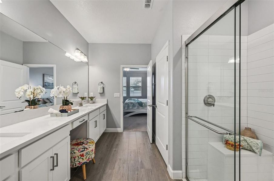 Furnished interior view inside a new home in , Wimauma (Image 36). Furnished interior view inside a new home in , Wimauma (Image 36).